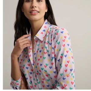 UNTUCKit Heart Blouse
